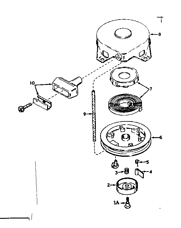Rewind starter no. 590420