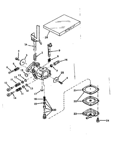 Carburetor no. 631301