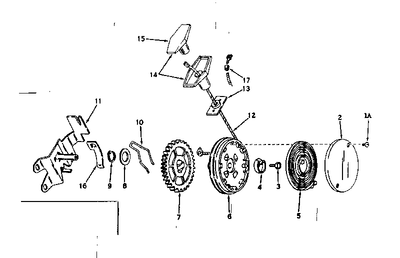 Side mount rewind starter no. 590445