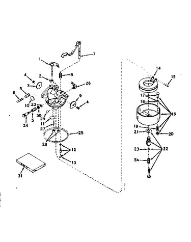 Carburetor no. 631298