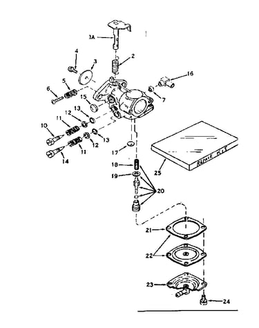 Carburetor no. 631243