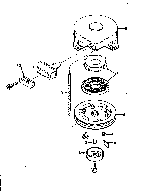 Rewind starter no. 590420