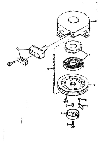 Rewind starter no. 590420