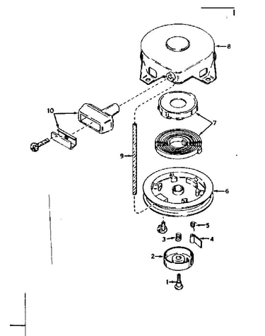 Rewind starter no. 590420