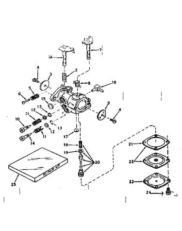 Carburetor no. 630986