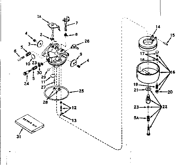 Carburetor no. 630987a