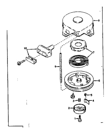 Rewind starter no. 590420