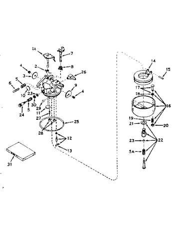 Carburetor no. 631238