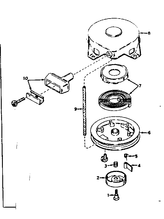 Rewind starter no. 590420