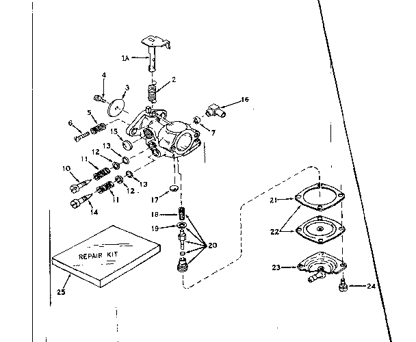 CARBURETOR NO. 631243