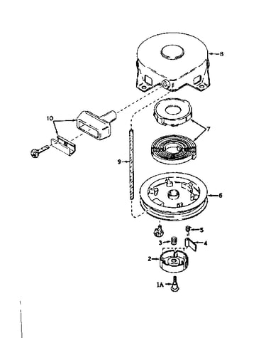 Rewind starter no. 590449
