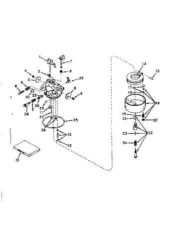 Carburetor no. 631262