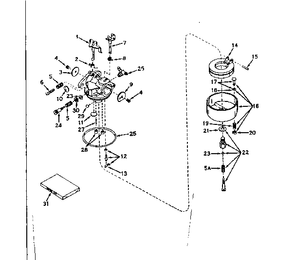 Carburetor no. 631101