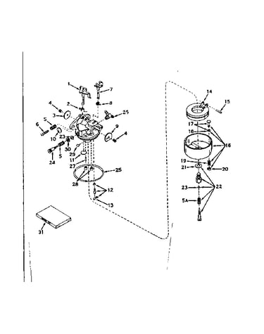 Carburetor no. 631101