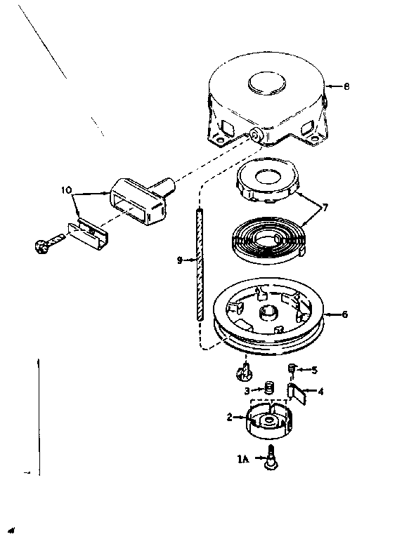 Rewind starter no. 590449