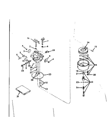 Carburetor no. 631165