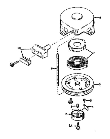 Rewind starter no. 590449