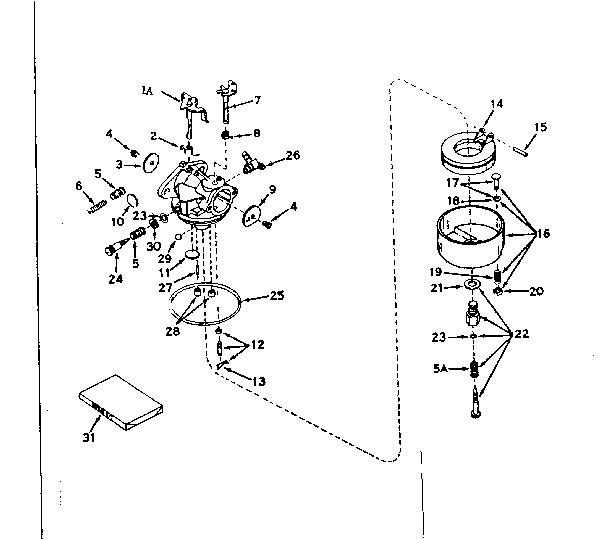 CARBURETOR NO. 631128