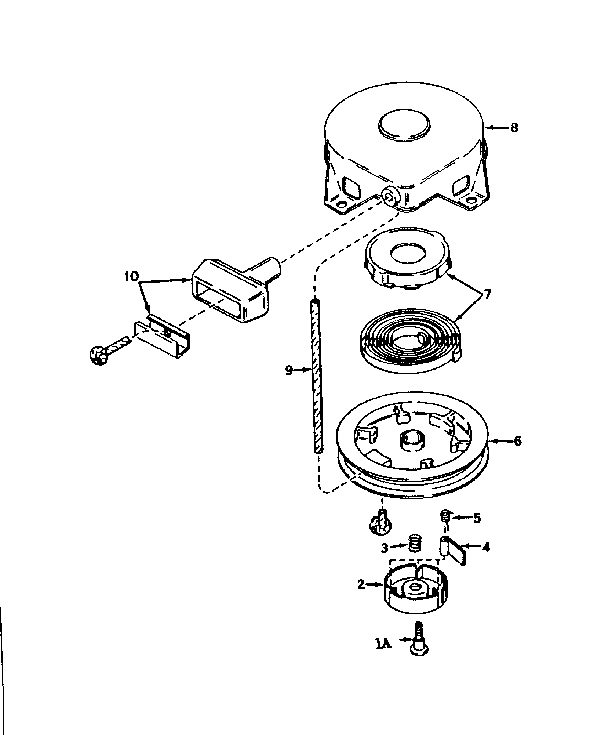 Rewind starter no. 590449