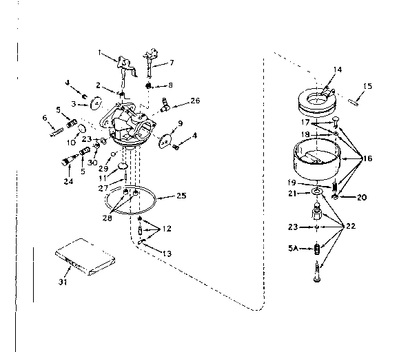 Carburetor no. 631262