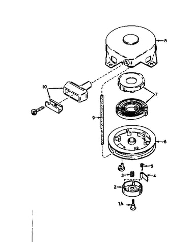 Rewind starter no. 590449