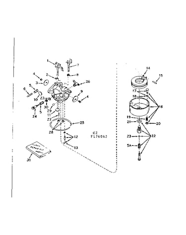 Carburetor no. 631101
