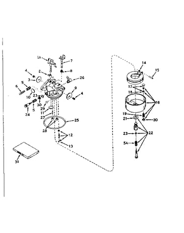 Carburetor no. 631126