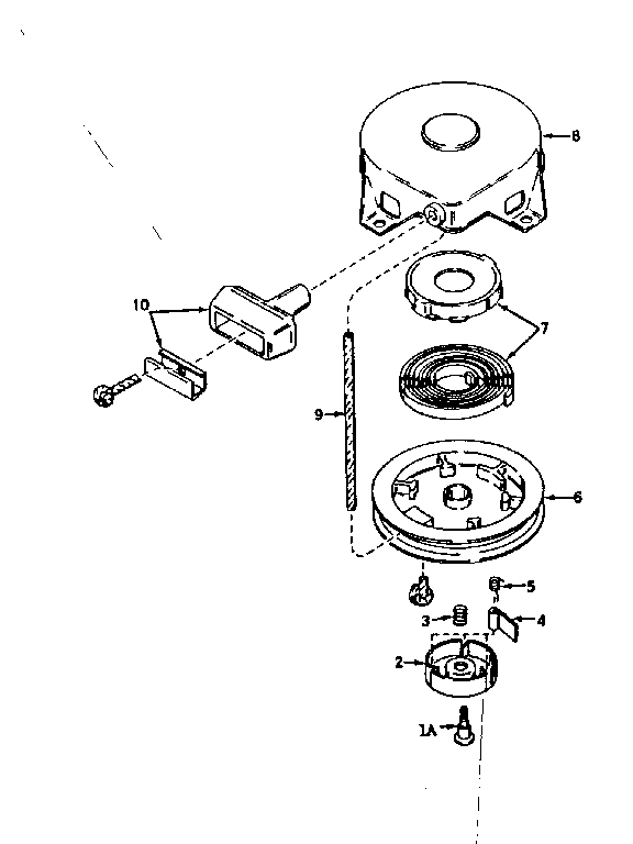 Rewind starter no. 590449