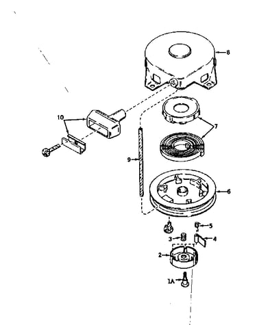 Rewind starter no. 590449