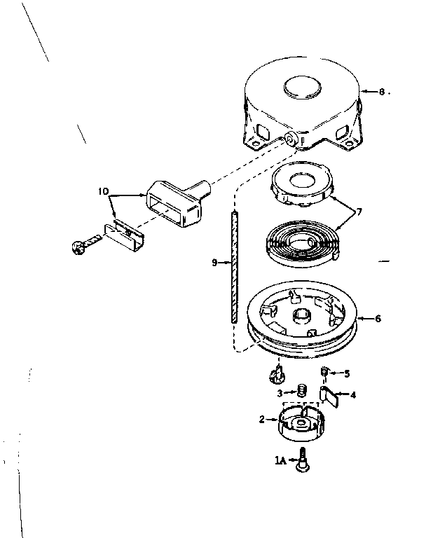 Rewind starter no. 590449