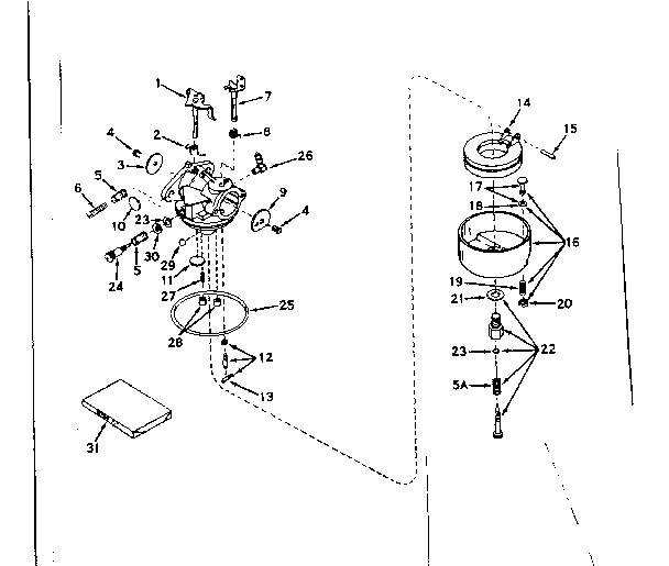 Carburetor no. 631114