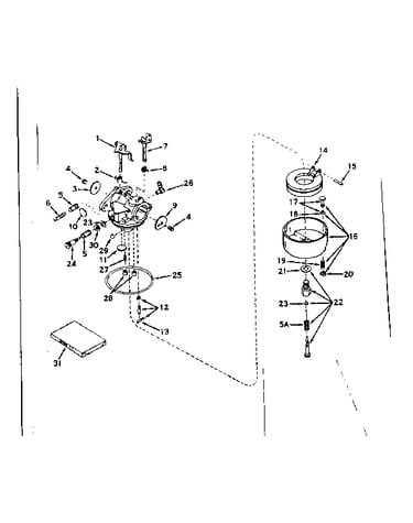 Carburetor no. 631114