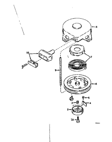 Rewind starter no. 590449
