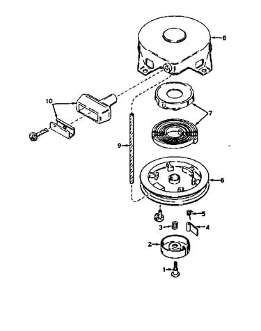 Rewind starter no. 590420