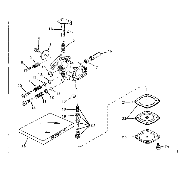 Carburetor no. 631245
