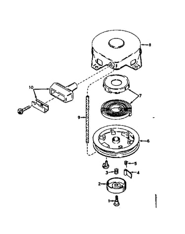 Rewind starter no. 590420