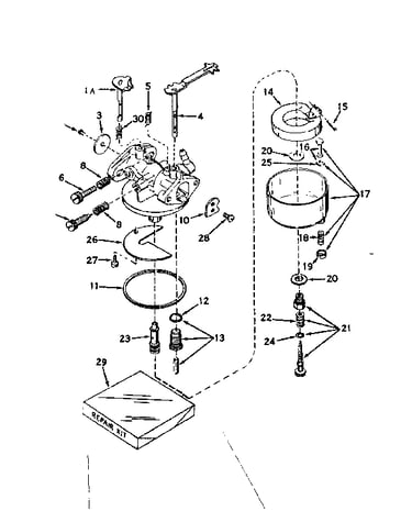 Carburetor no. 631074