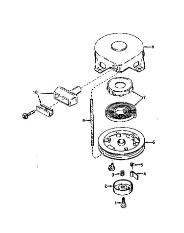 Rewind starter no. 590420