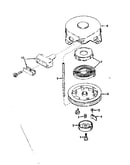 Rewind starter no. 590420