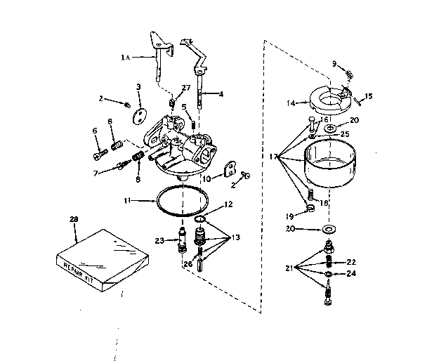 CARBURETOR NO. 631251