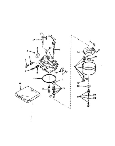 Carburetor no. 631251