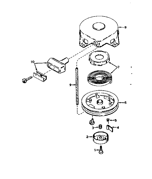 Rewind starter no. 590420