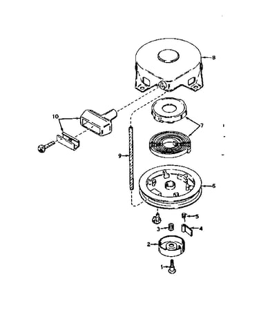 Rewind starter no. 590420