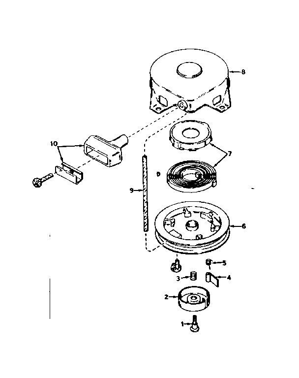 Rewind starter no. 590420