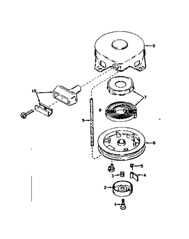 Rewind starter no. 590420