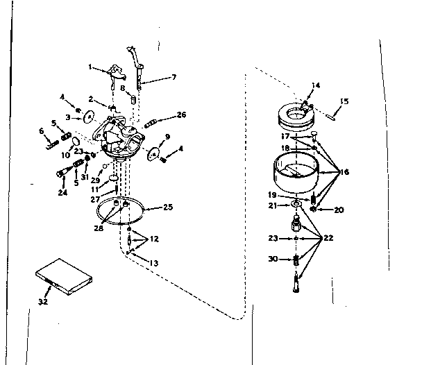 Carburetor no. 631067a