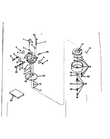 Carburetor no. 631067a