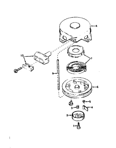 Rewind starter no. 590420