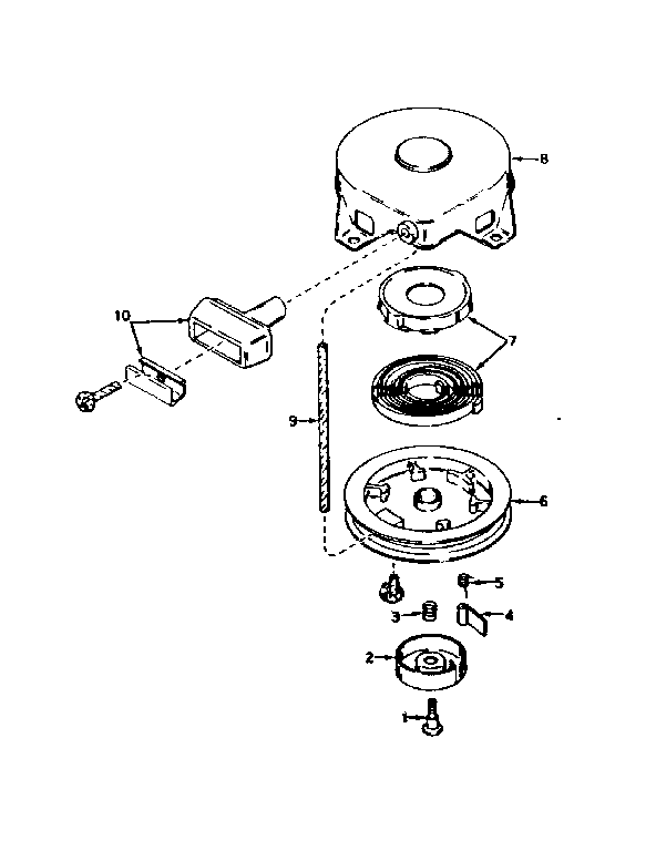 Rewind starter no. 590420