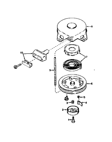 Rewind starter no. 590420